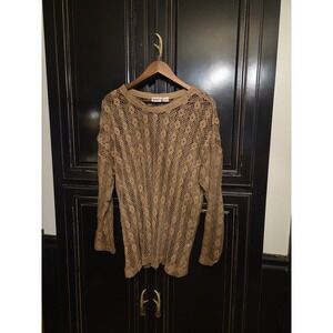 Vintage  Huntington  Ridge Open Knit Sweater, Large,  Cottage Core,  Whimsy, ...